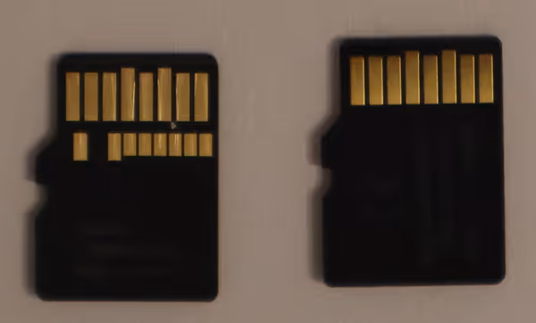 microSD Express versus microSD card